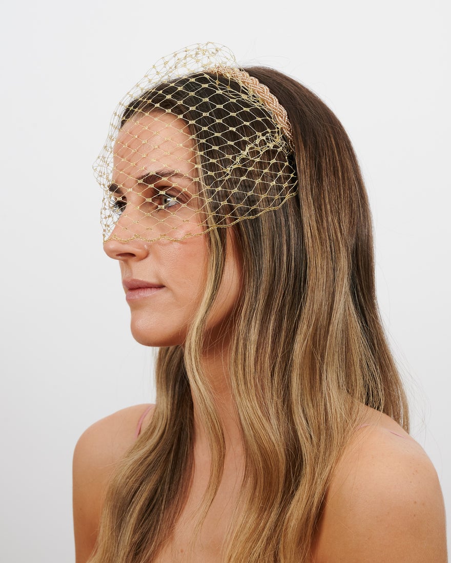 Ford Millinery Izzy Headband - Gold photo 3