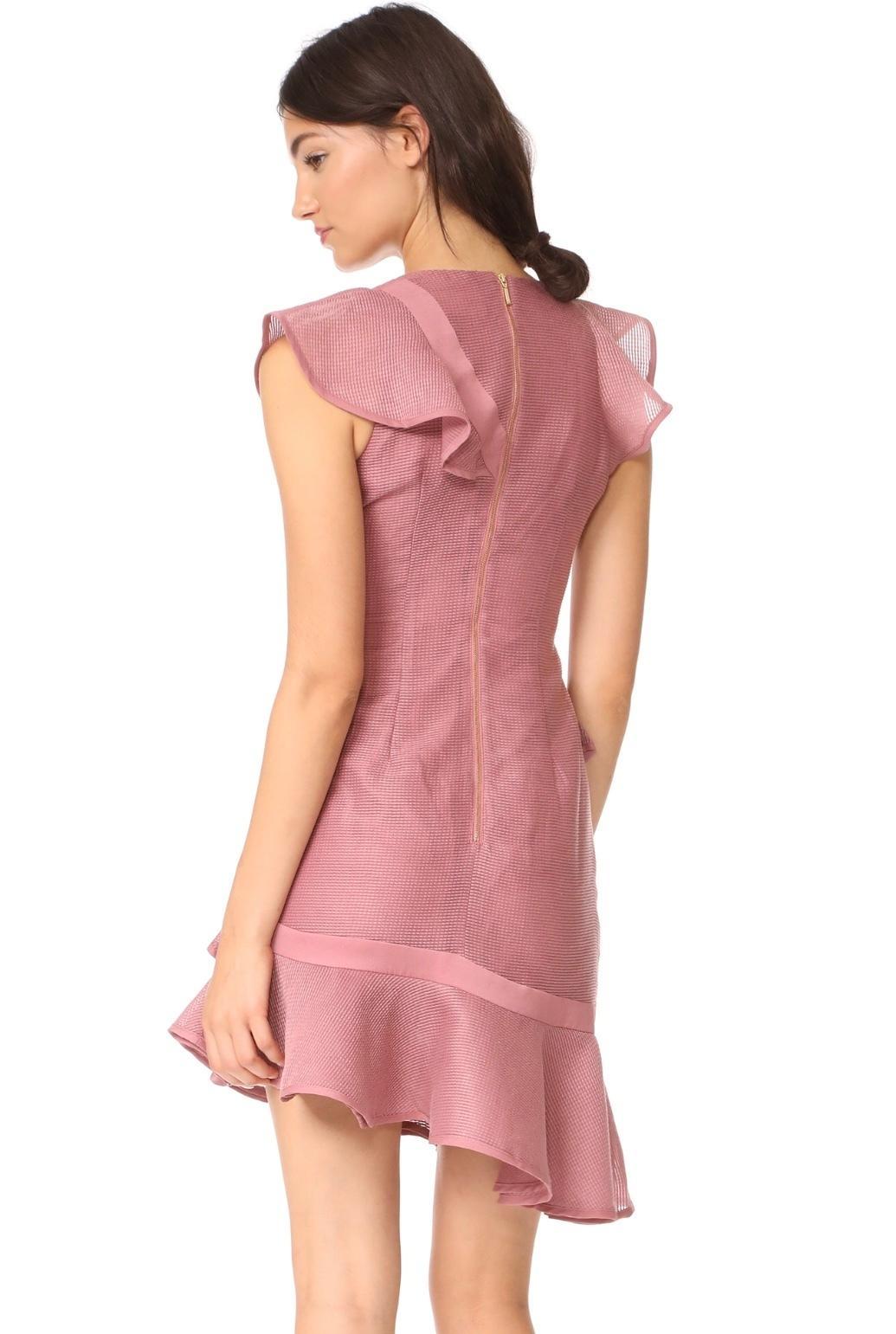 Keepsake Flashing Lights Mini Dress Pink Size 12 photo 4