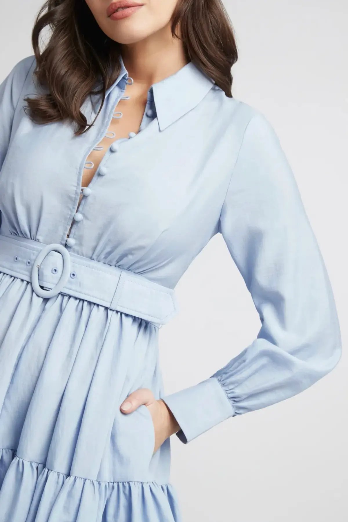 Sheike Abigail Dress Blue Size 8 photo 2