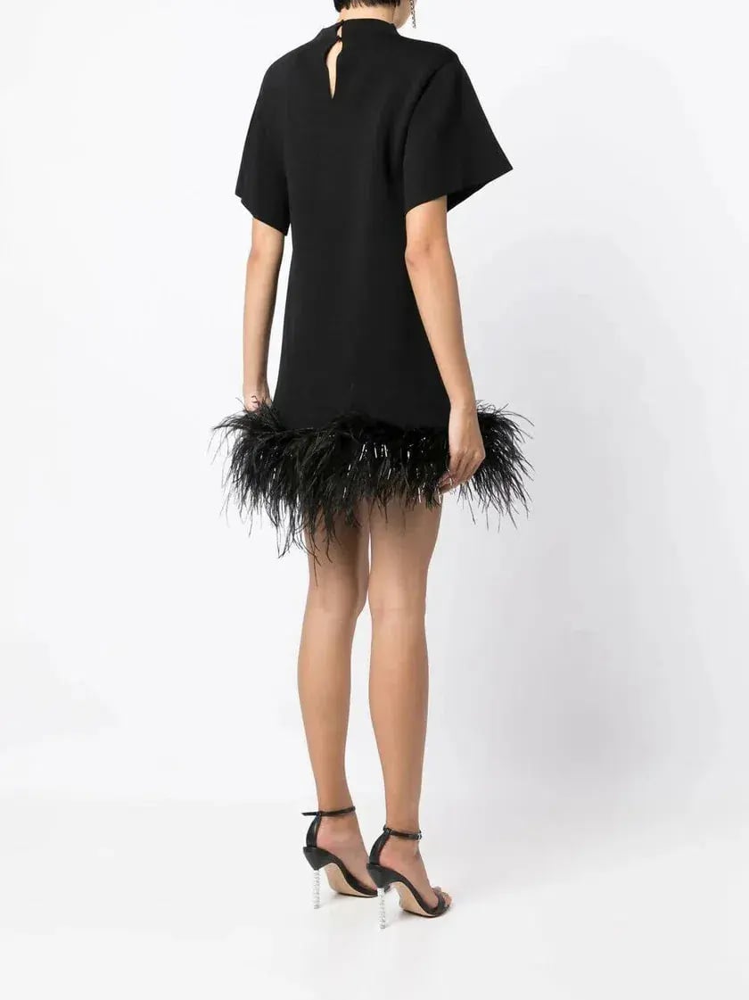 Rachel Gilbert Rita Mini Dress Black Size M / AU 12 photo 3