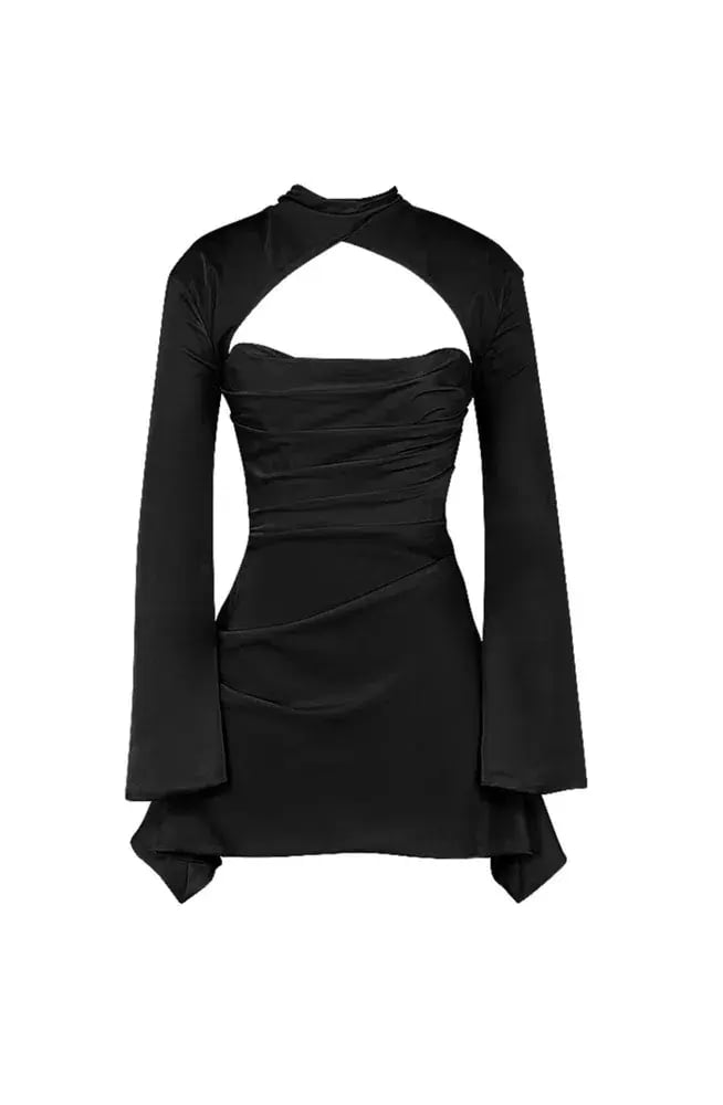 House Of CB Toira Dress Black Size L/ Au 12 photo 4
