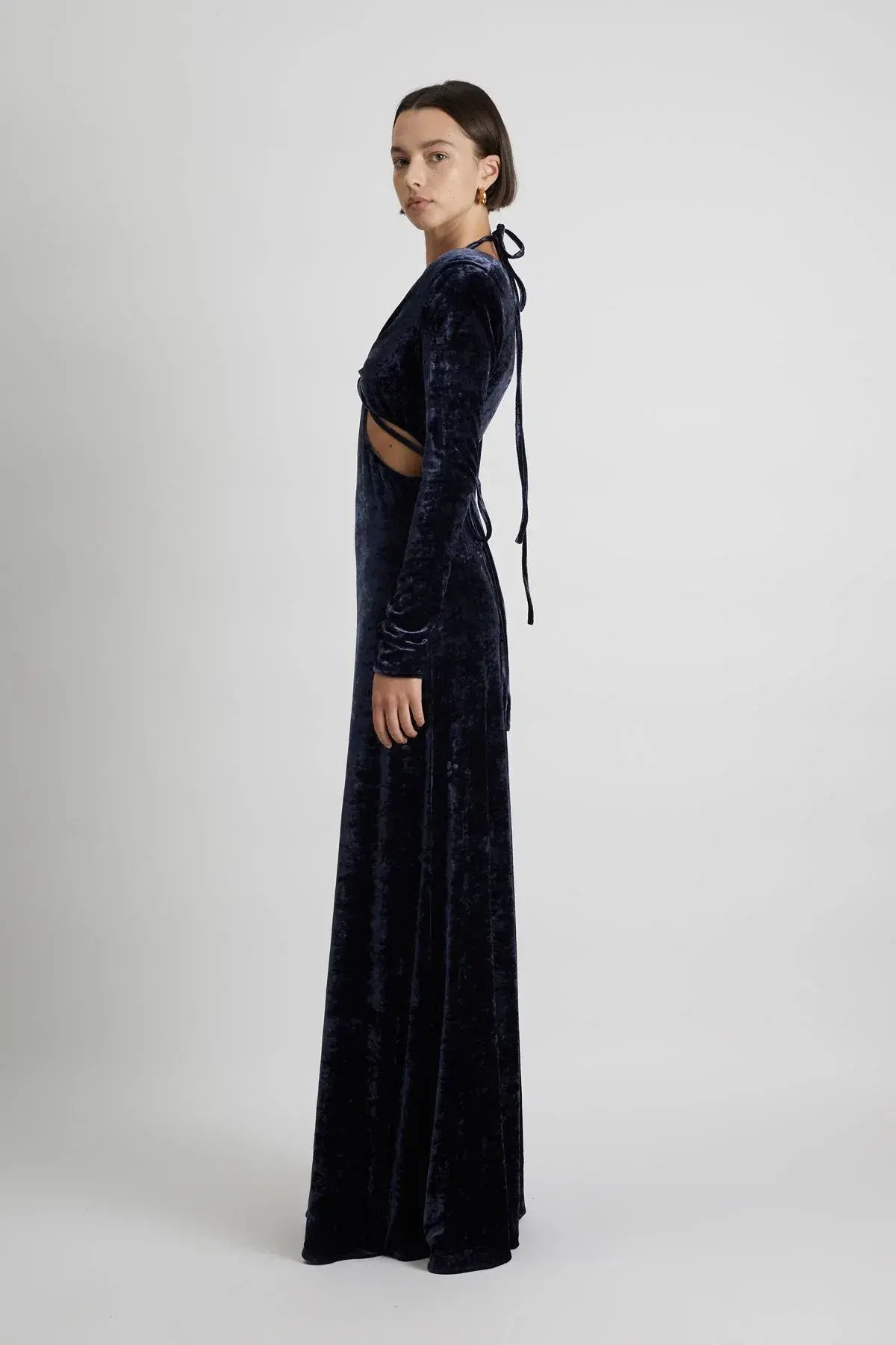 Camilla and Marc Brooks Maxi Dress Navy Size 8 photo 4