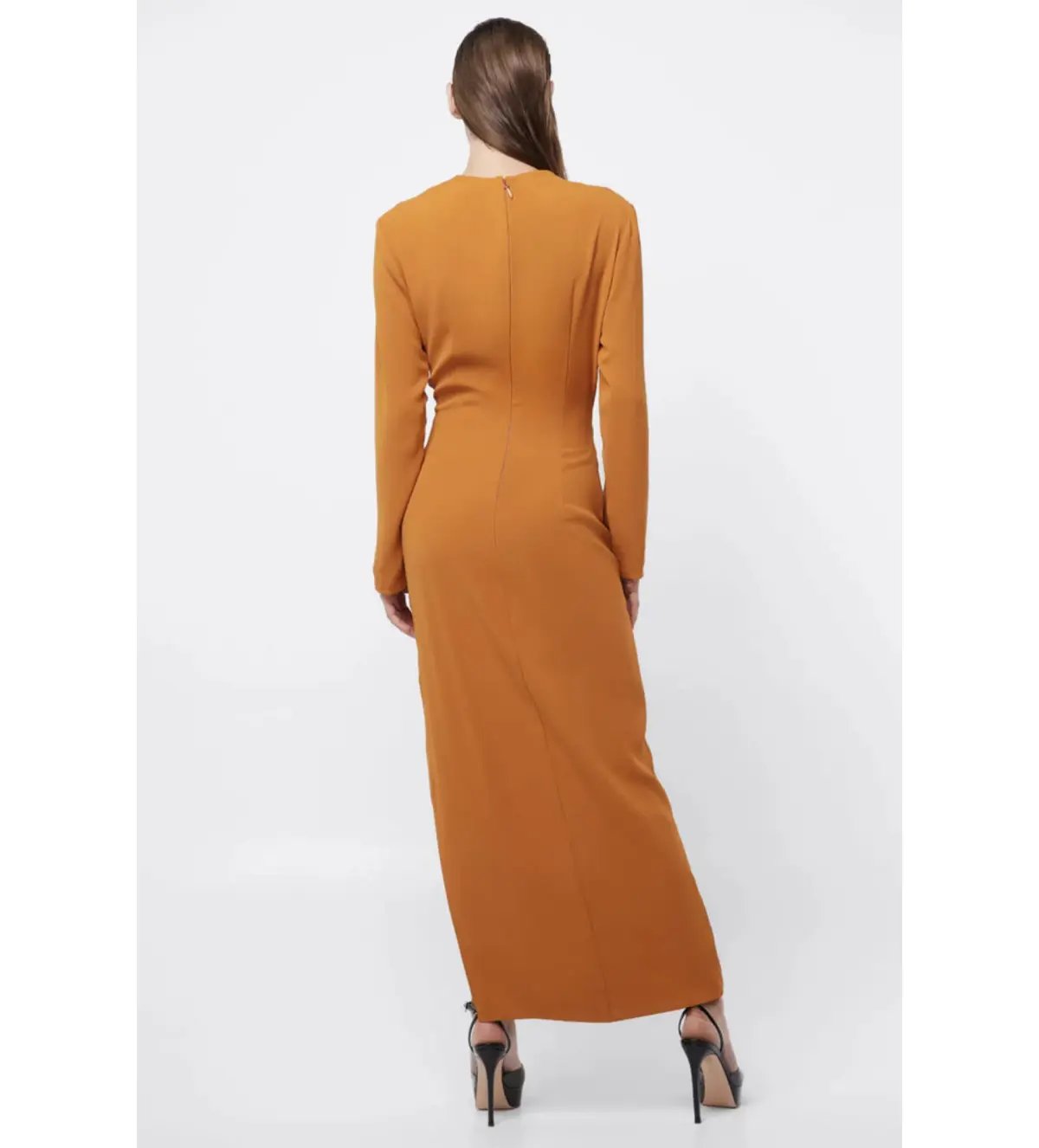 Mossman Sense Of You Maxi Dress Orange Size 12 photo 2