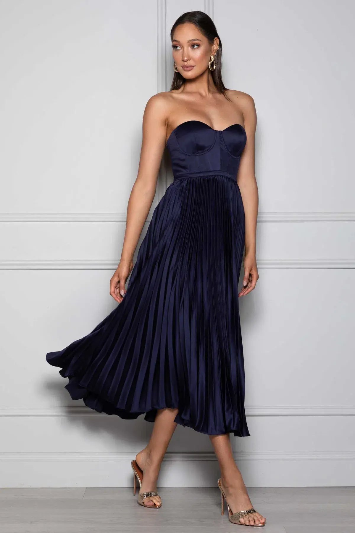 Elle Zeitoune Milan Dress Navy Size 12 photo 2