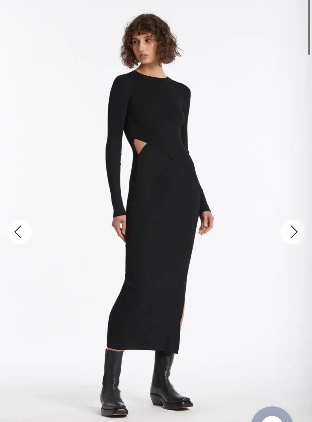 Sir the Label Celena Draped Dress Black Size 2 / AU 10 photo 5