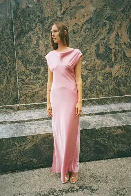 Paris Georgia Raina Dress Dusty Pink Size 10 photo 3