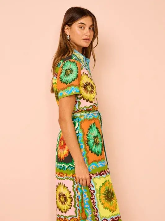 Alemais Disco Daisy Shirtdress Multi Size 8 photo 7