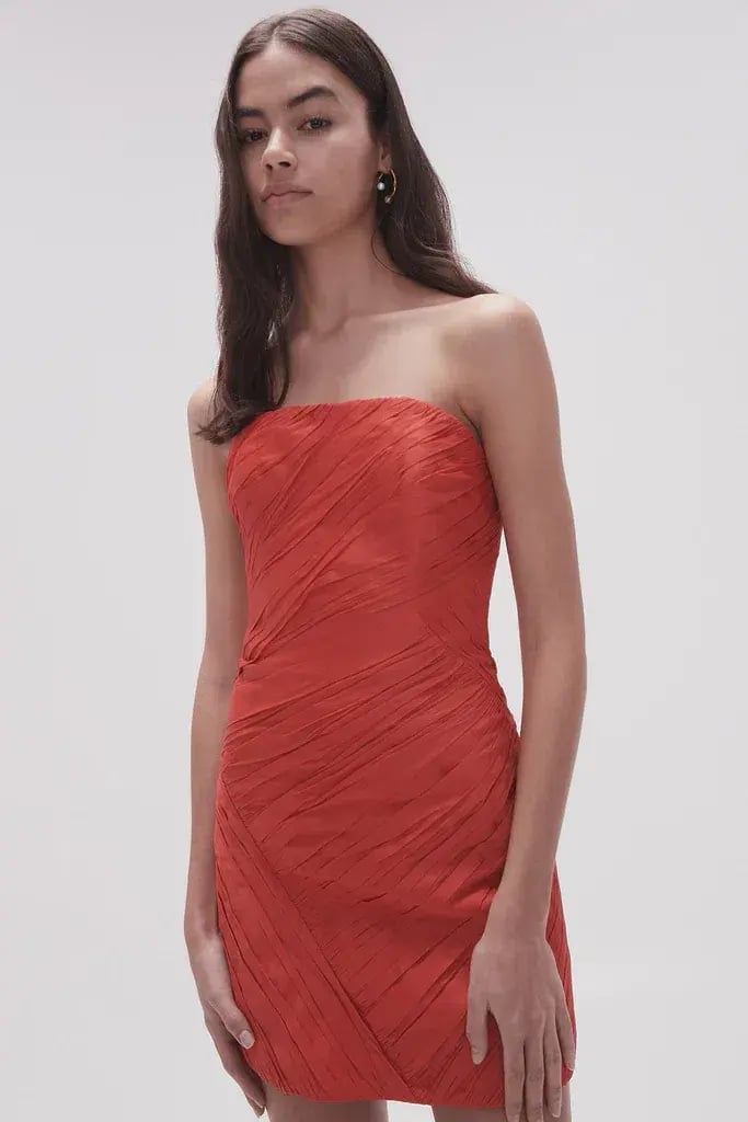 Aje Anima Ruched Mini Dress Size 12 photo 7