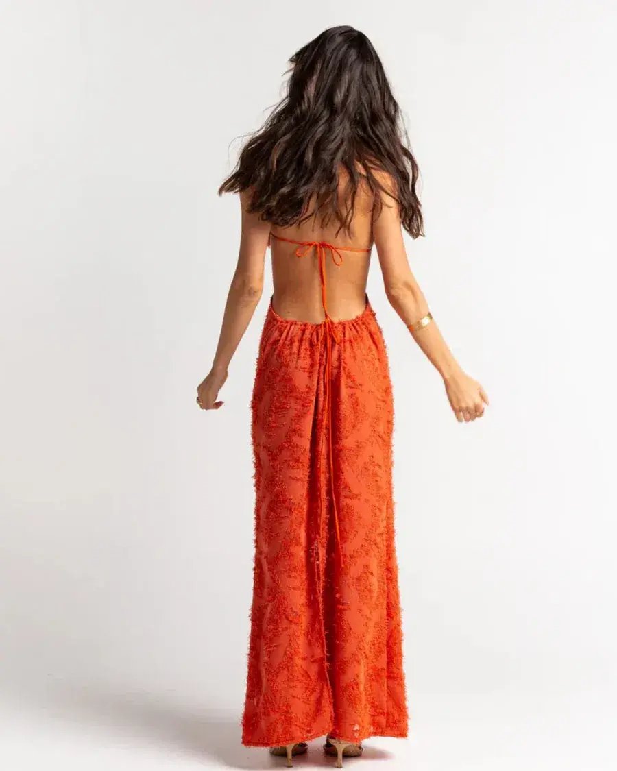 Arcina Ori Kara Maxi Dress Burnt Orange Size XS / AU 6 photo 3
