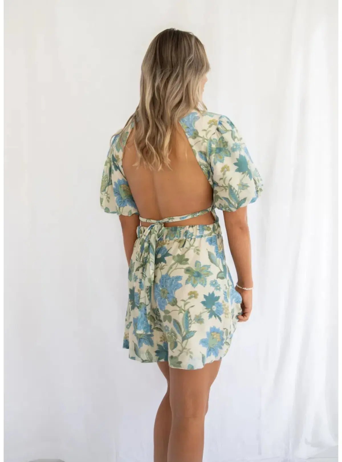Sir the Label Celia Puff Sleeve Mini Dress Marguerite Print Size AU 8 photo 4