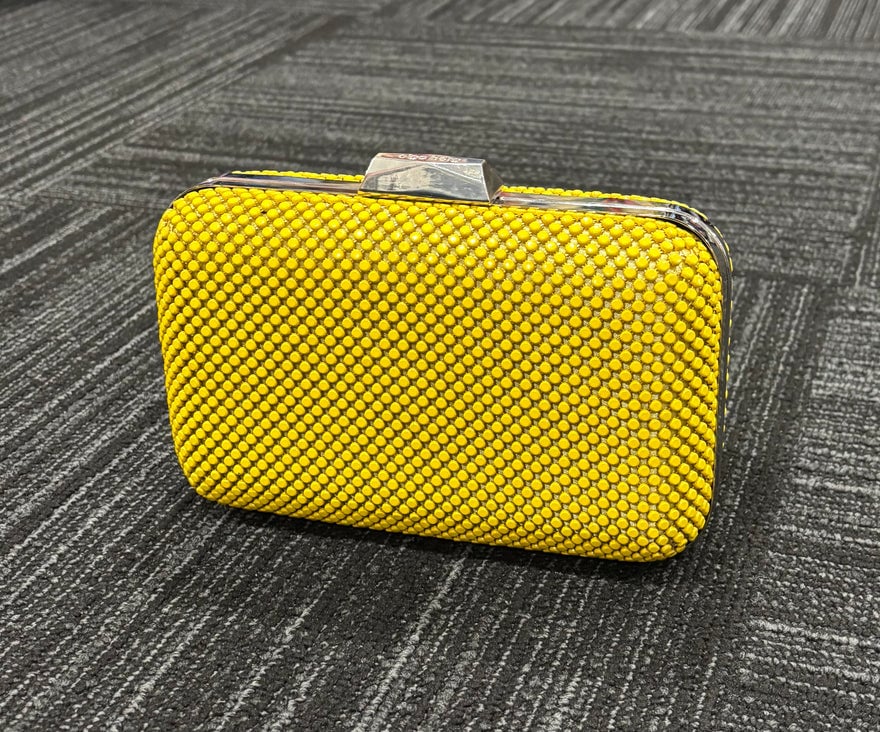 Olga Berg Yellow Clutch photo 4