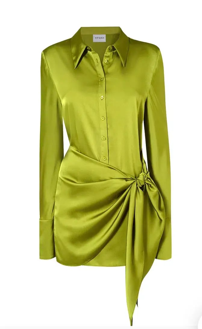 Rat & Boa Alanis Dress in Green Size S/AU 8 photo 5