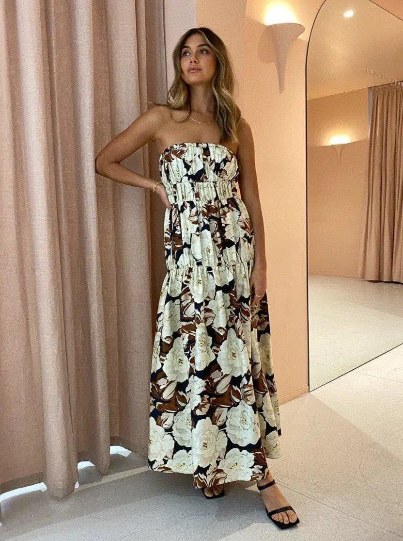 Sir The Label Vivienne Strapless Gown Cream Size 1 / AU 8 photo 2