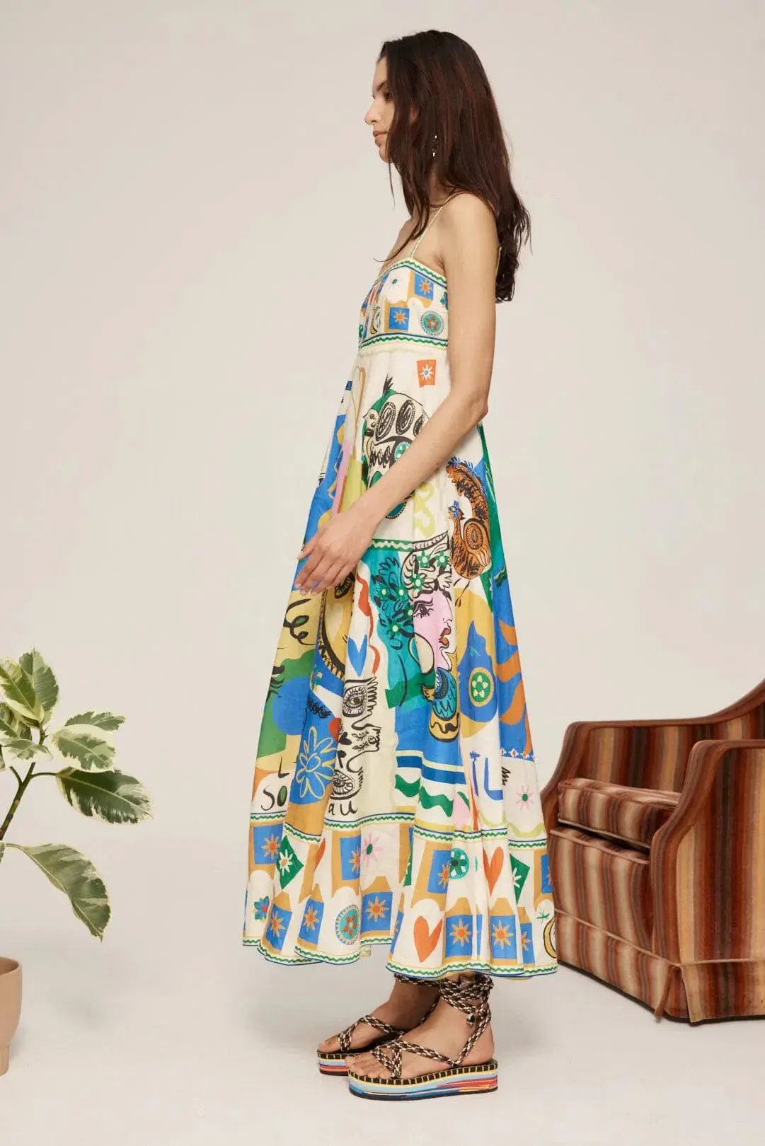 Alemais Soleil Sundress Cream AU 6 photo 2