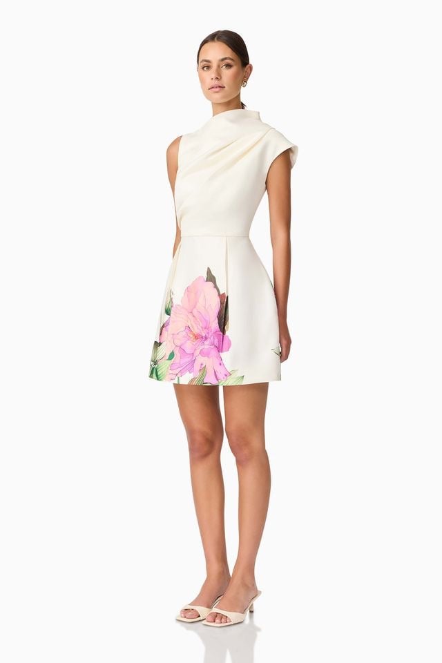 Elliatt Azelie Mini Dress - Ivory photo 4