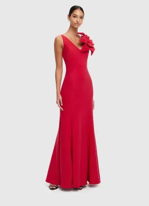 Leo Lin Eugenie Gown Rosa Maxi Size AU 10 photo 2