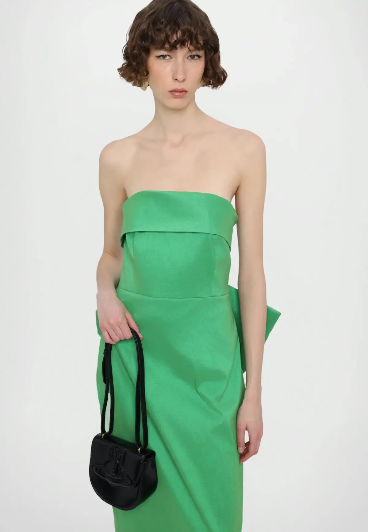 Rachel Gilbert Birdie Bow Dress in Green Size 2 / 10 AU photo 4
