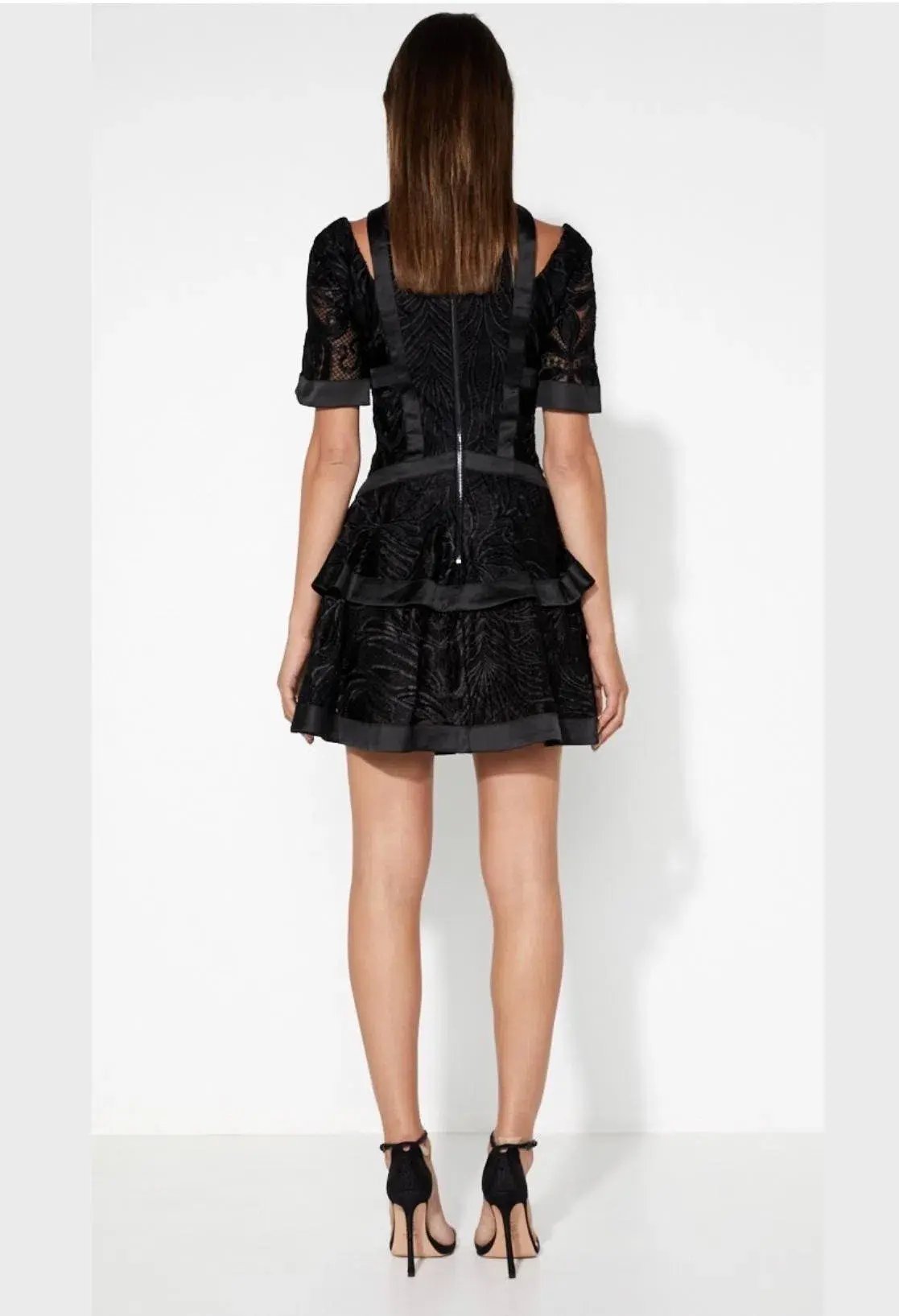 Mossman The Unapologetic Mini Dress Black Size 6 photo 2