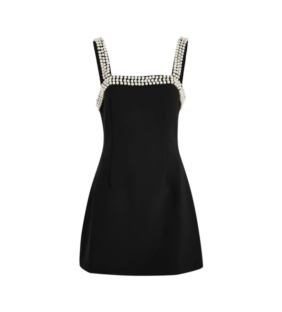 Odd Muse The Ultimate Muse Pearl Trim Mini Dress Black Size S/8 photo 5