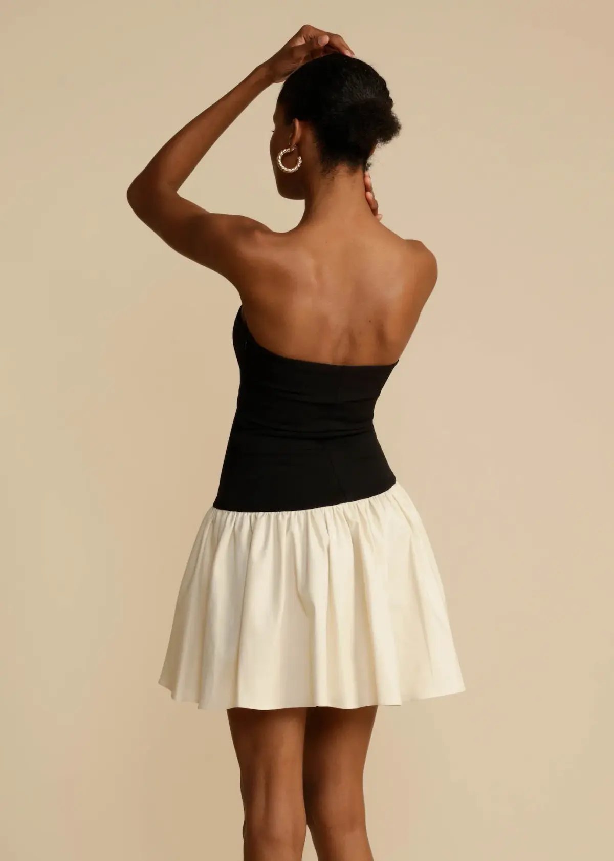 Arcina Ori Celine Mini Dress Black/White Size XS / AU 6 photo 2