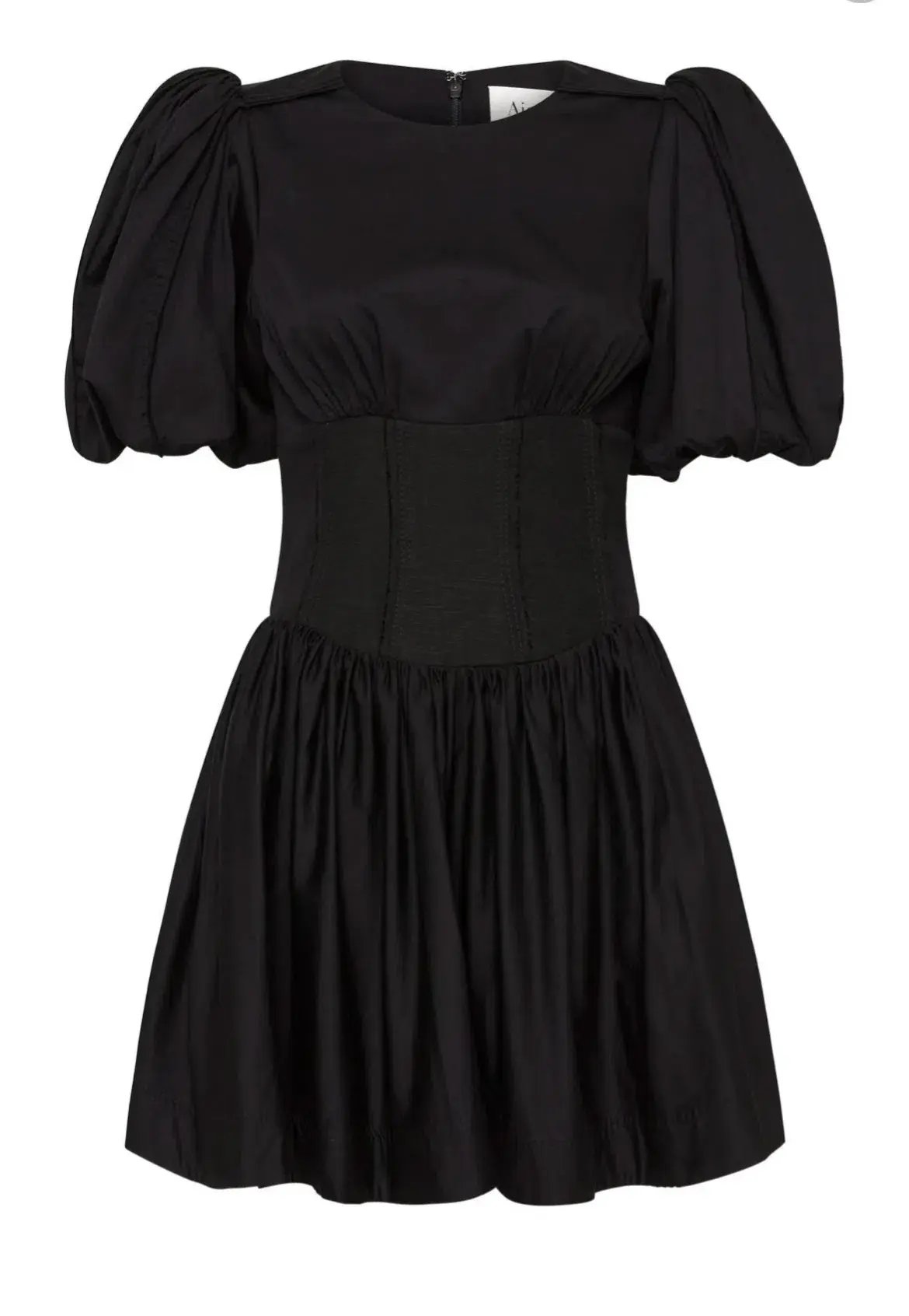 Aje Gianna Puff Sleeve Mini Dress Black Size 8 photo 8