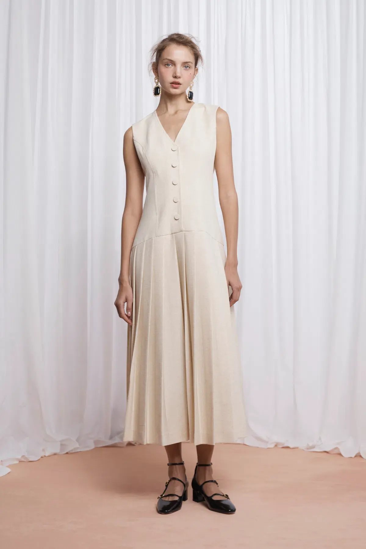Lovaan Elly Dress Butter Size 12 photo 2