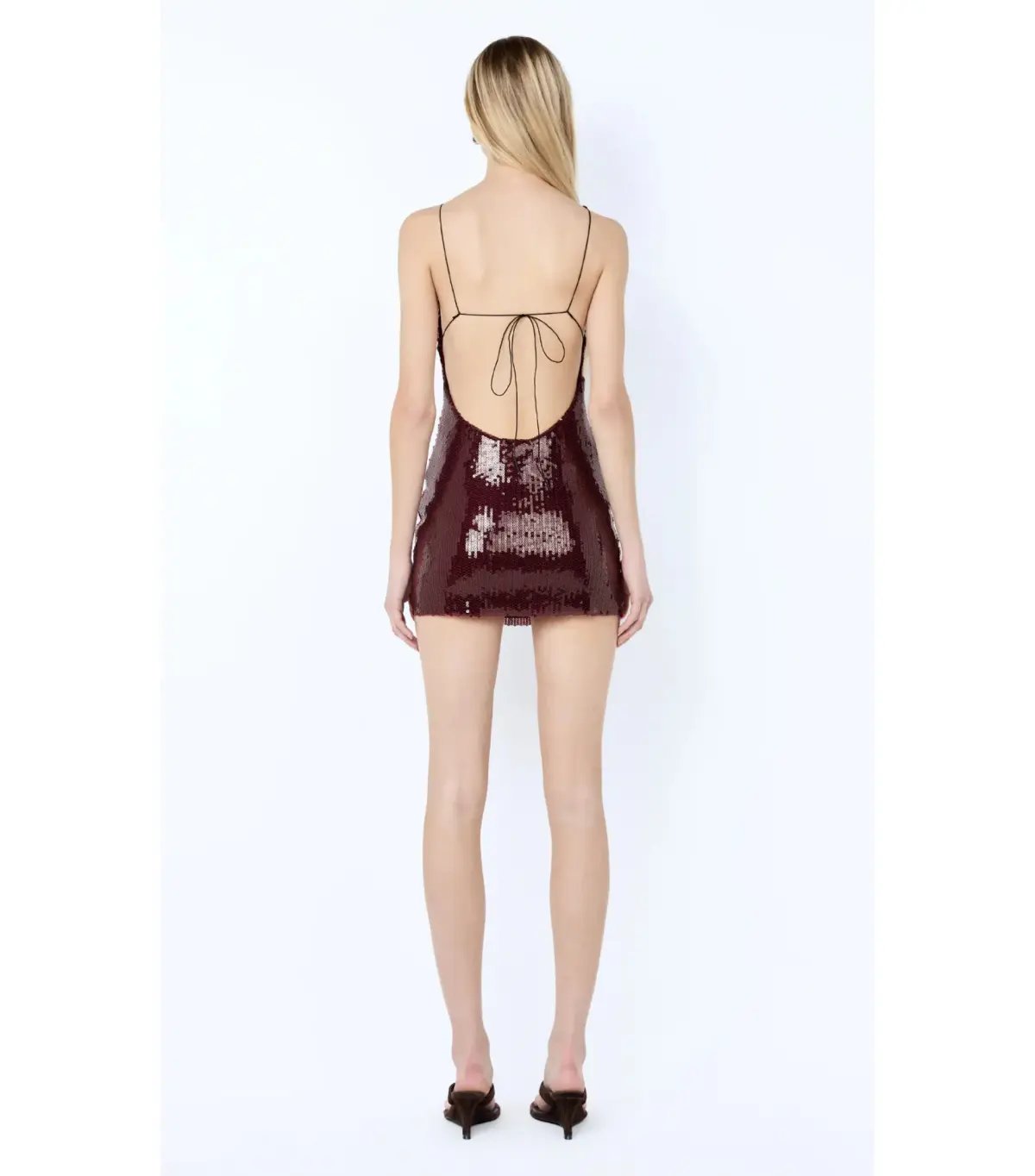 Bec & Bridge Celestia Mini Dress Plum Size AU 10 photo 3