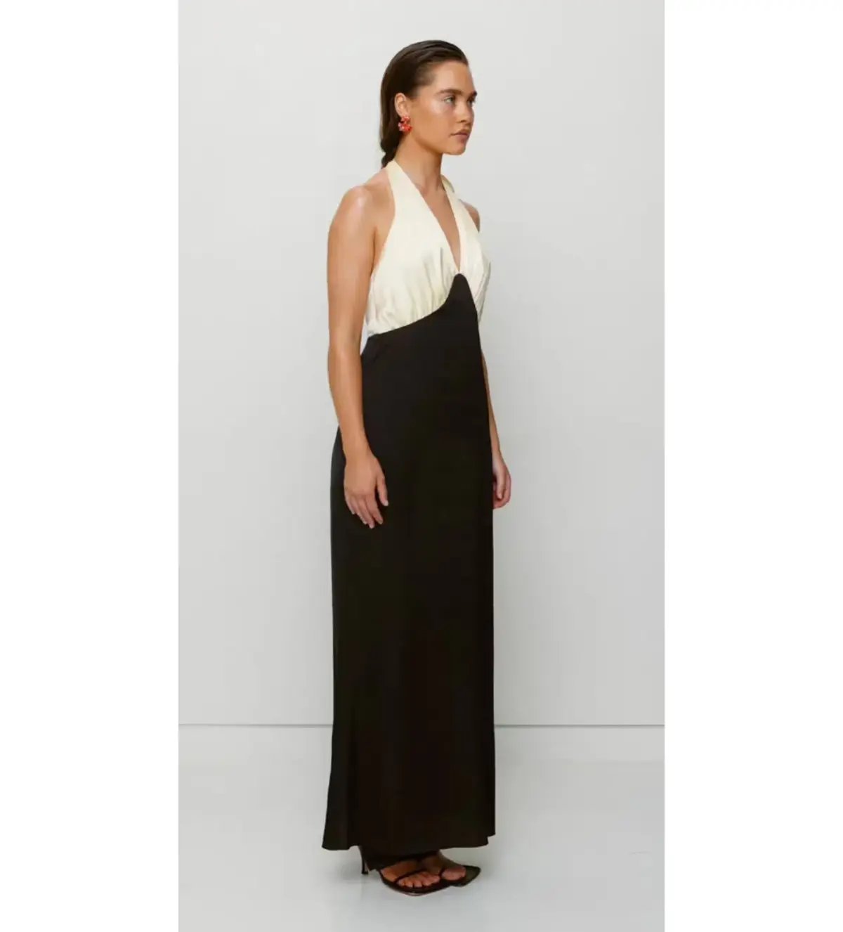 The Wolf Gang Oahu Slip Dress Noir size AU 12 photo 3