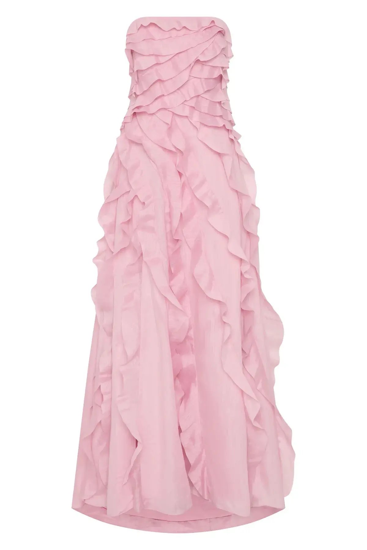 Aje Allairie Maxi Gown Chalk Pink Size AU 8 photo 8