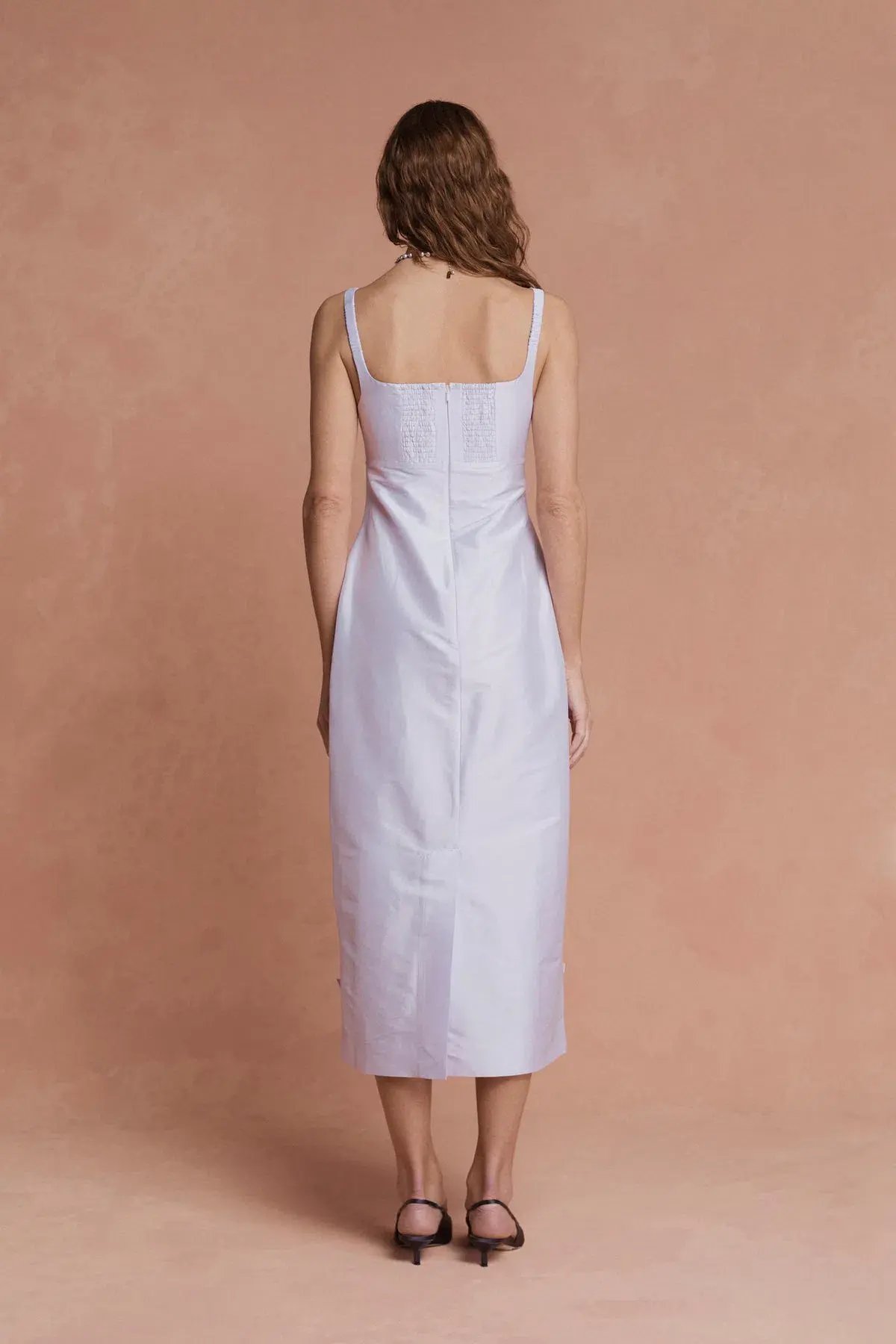 Lovaan Camilla Dress Lilac Size 14 photo 3
