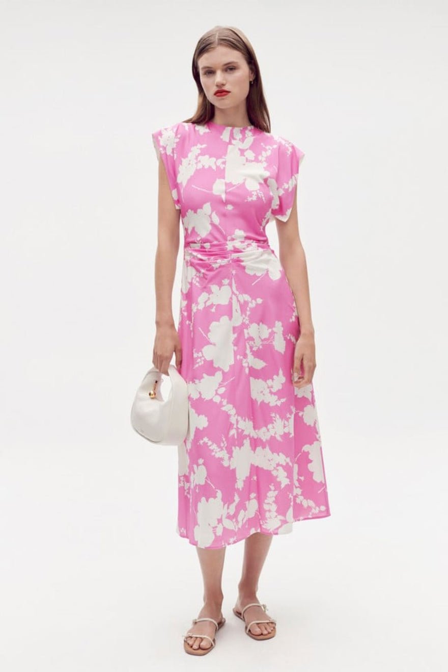 Oroton Silhouette Print Silk Dress photo 3