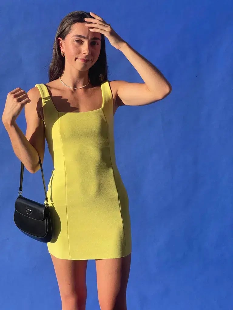 Bec & Bridge Gemma Mini Dress Banana Yellow Size AU 6 photo 7
