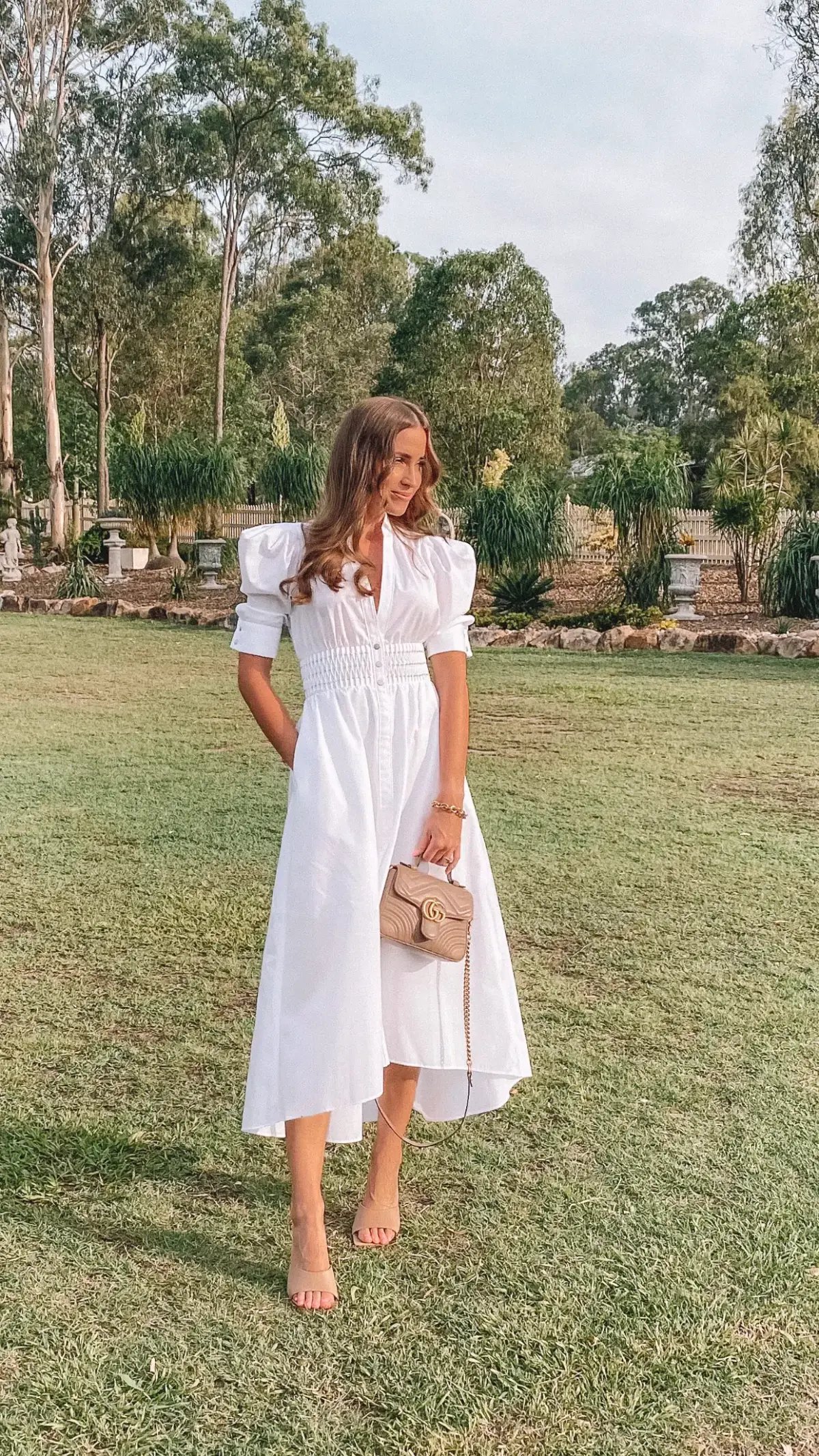 Sass & Bide Electric City White Shirt Dress White Size 6 photo 4