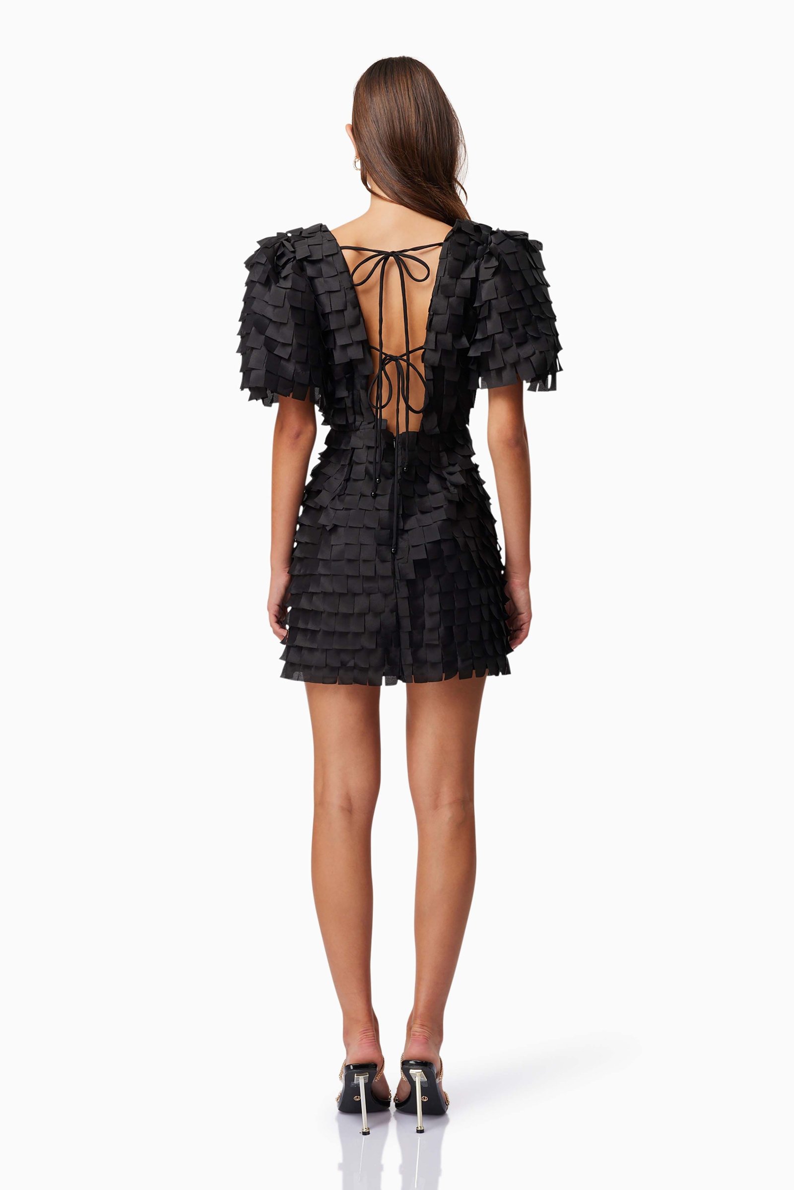ELLIATT HAILEY MINI DRESS - BLACK photo 5