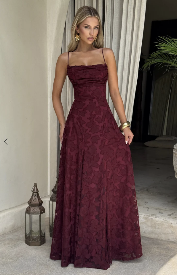 Babyboo Babyboo Francis Maxi Dress - Cherry photo 8
