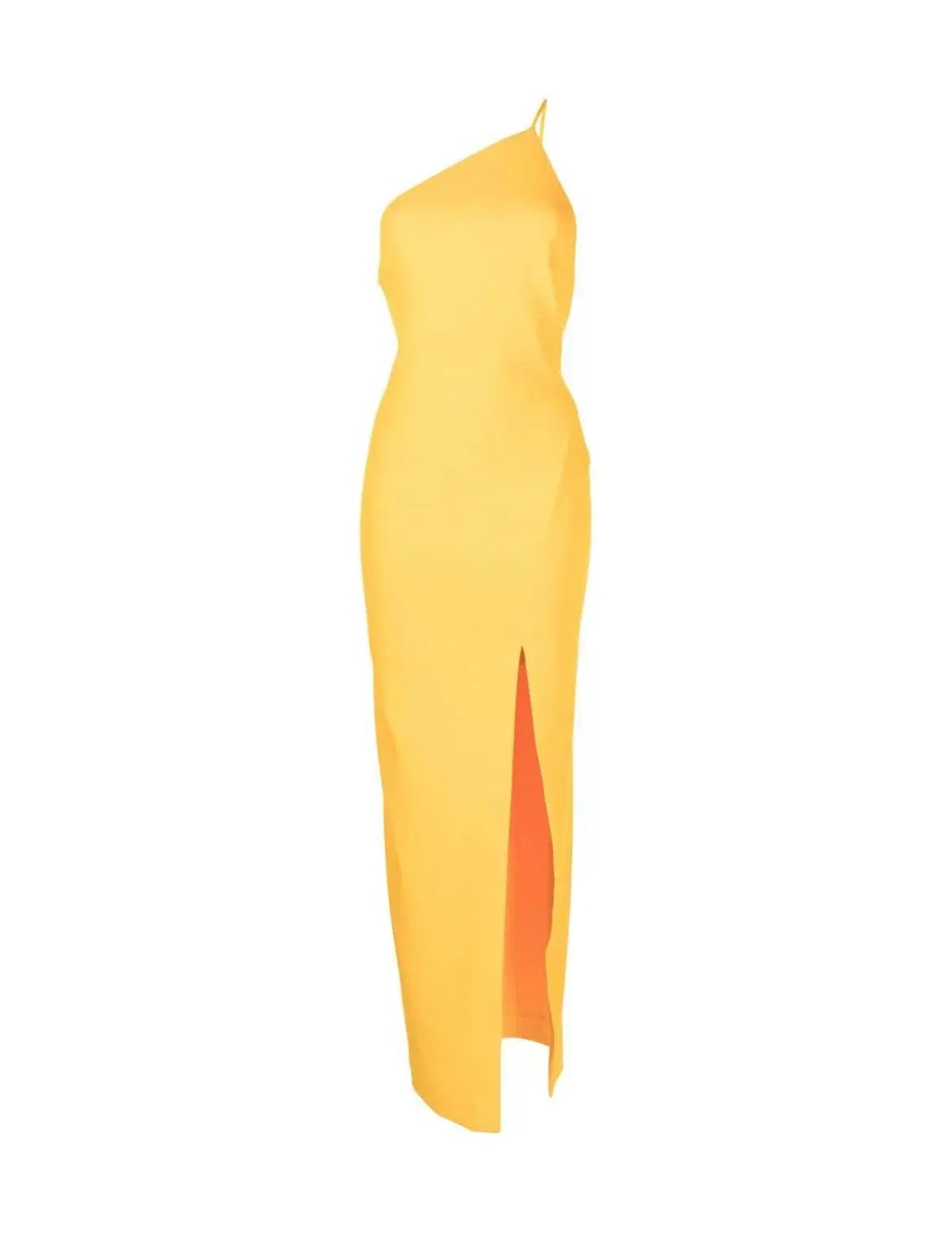 Solace London Asymmetric Sleeveless Dress Yellow Size 6 photo 5