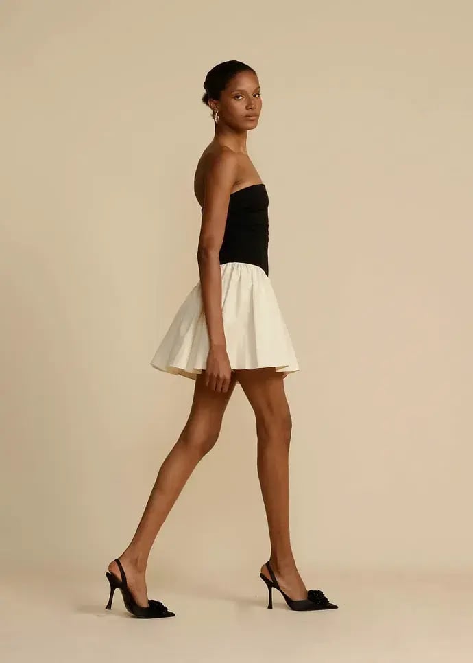 Arcina Ori Celine Mini Dress Black / Cream Size Small/ AU 8 photo 2