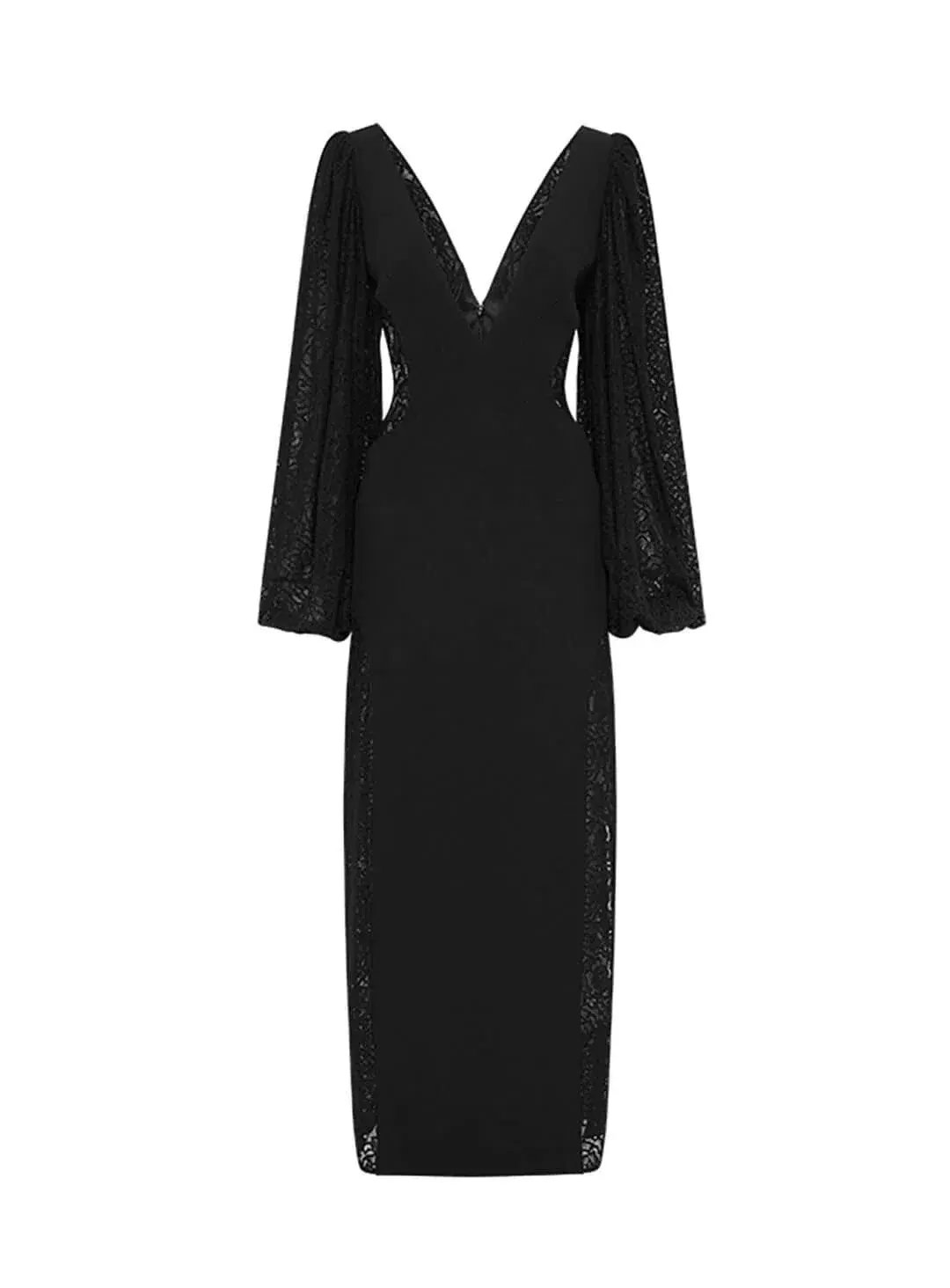 Camilla and Marc Danica Midi Dress Black Size 10 photo 6