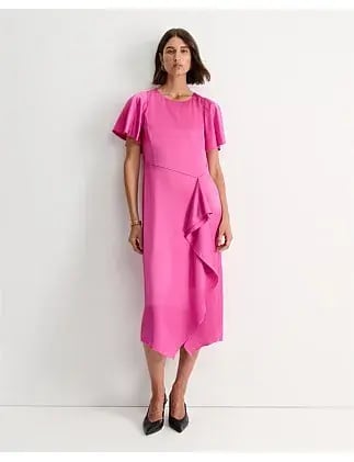 SPORTSCRAFT HARLOW RUFFLE MIDI DRESS SIZE 12/M photo 6