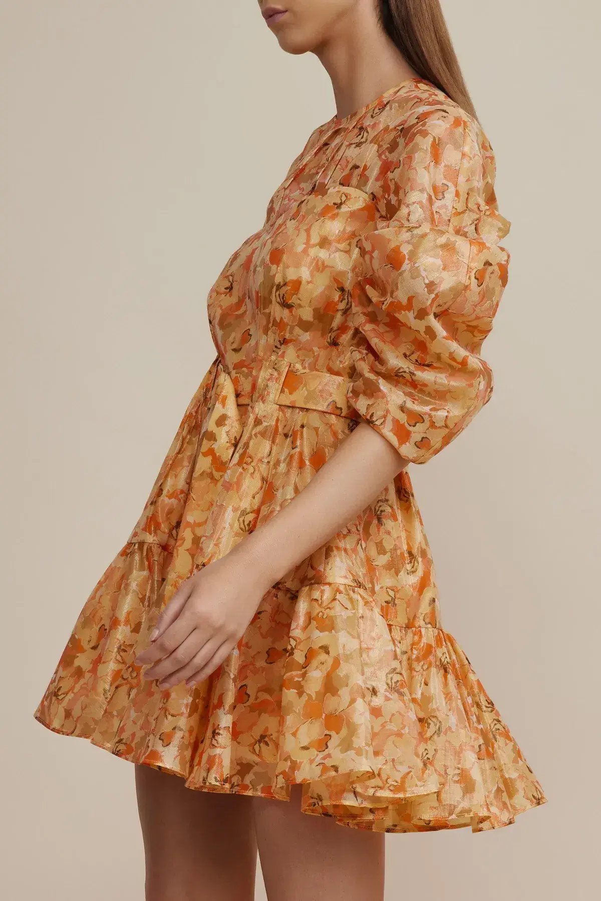 Acler Bonhill Mini Dres Orange Size AU 16 photo 2