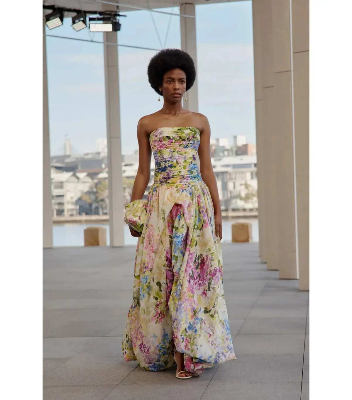Aje Dahlia Maxi Gown in Lavandula Size 14 photo 2