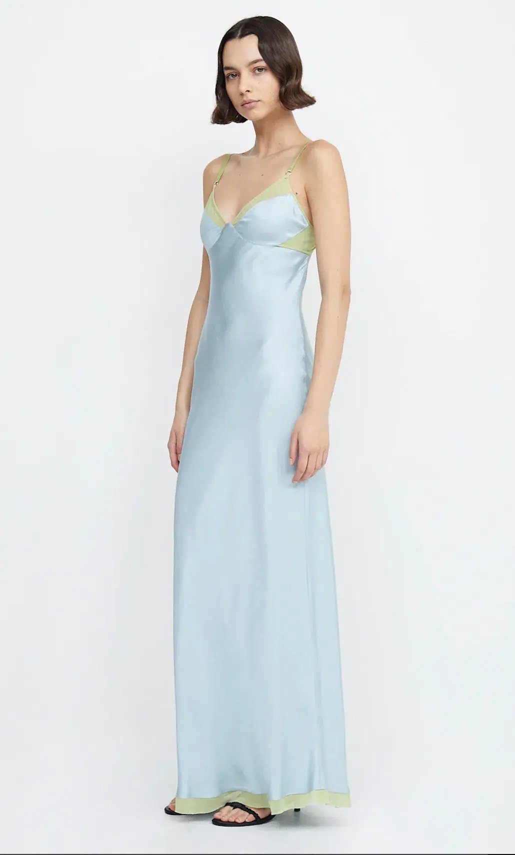 Bec & Bridge Joelle Maxi Dress Cloud Blue/Pear Size M / AU 10 photo 3