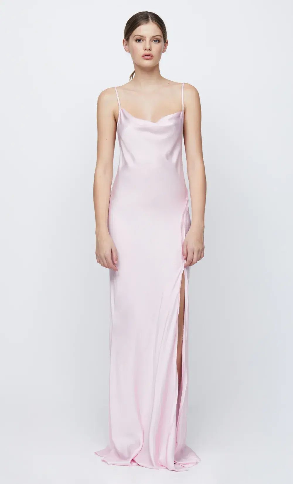 Bec & Bridge Joelle Split Maxi Dress Quartz Blush Size AU 6 photo 3