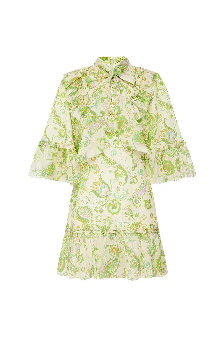 Alemais Marta Mini Dress Green Size 12 photo 5