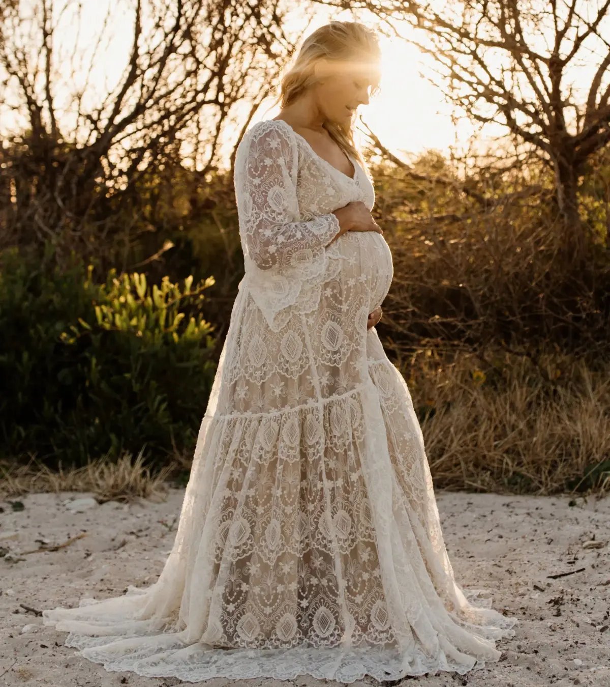We Are Reclamation Be Love Gown White Size 18 photo 13