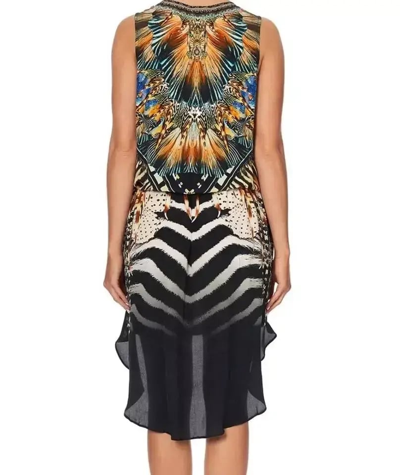 Camilla Cross Over Dress With Long Back Lost Paradise Size XS/Au 8 photo 5
