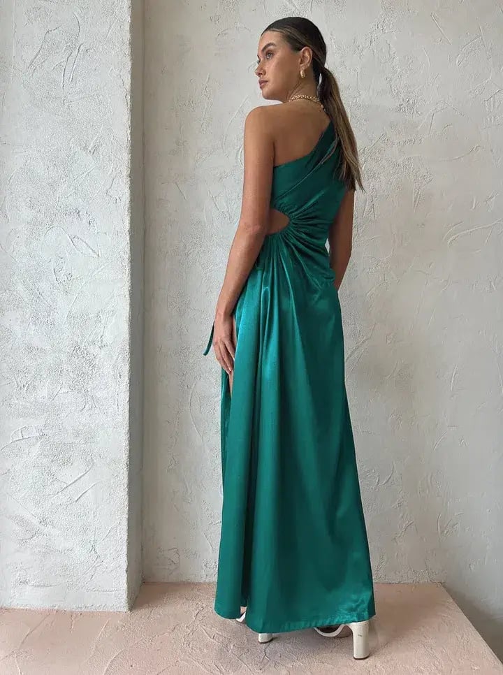 Sonya Moda Nour Emerald Green Maxi Dress Size 8 photo 2