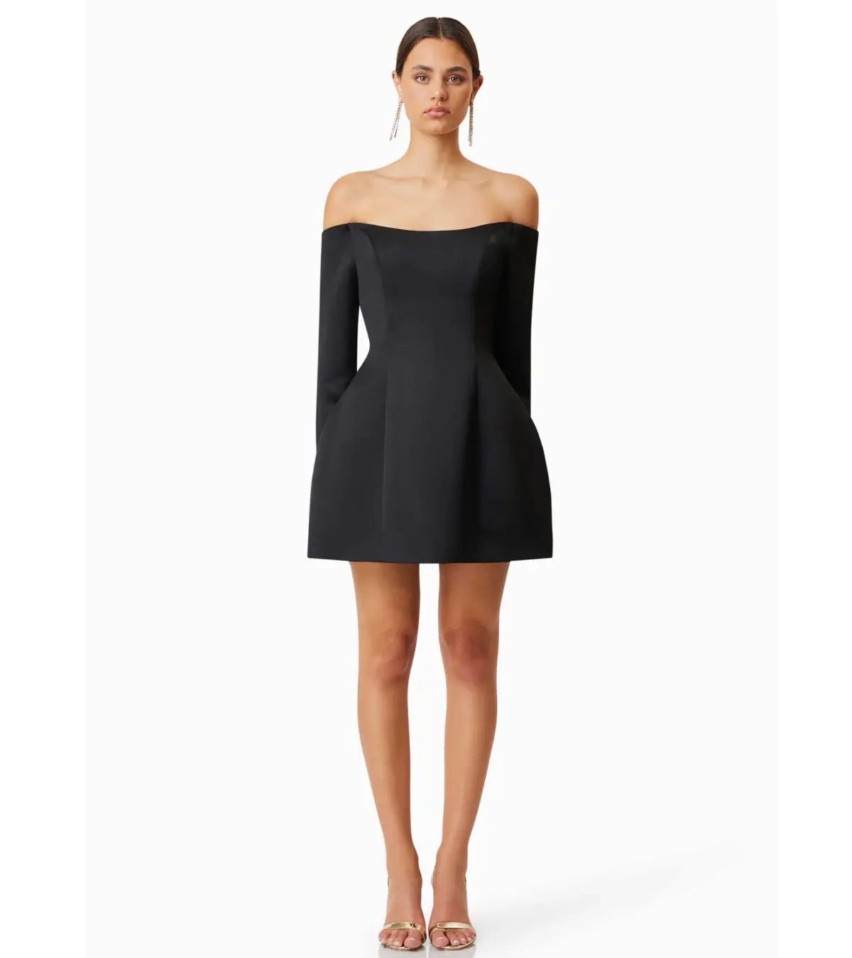 Bec & Bridge Dominique Asym Midi Dress Black size 12 photo 6