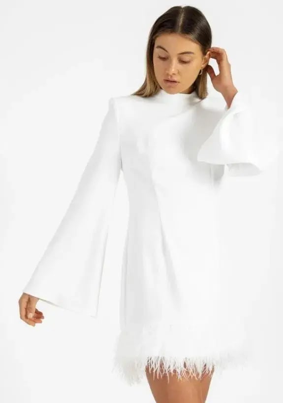 Elliatt Aniyah Dress White Size 10 photo 3