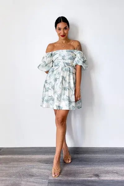 Lakeyo Navo Mini Dress Print Size S / AU 8 photo 2